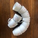 Pastel porcelain coffee service