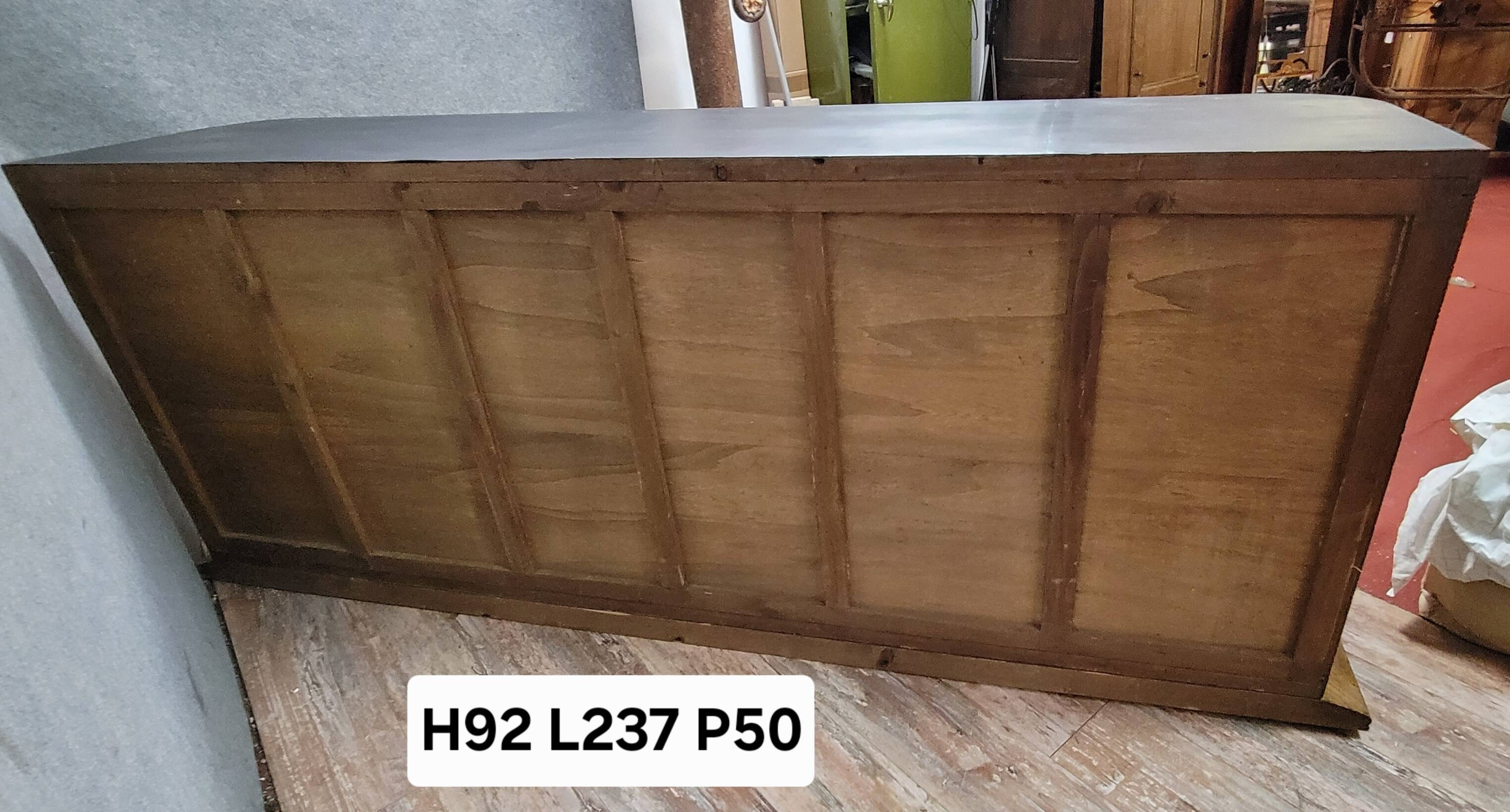 Pier Luigi Colli: Art Deco period sideboard in burl and carved wood