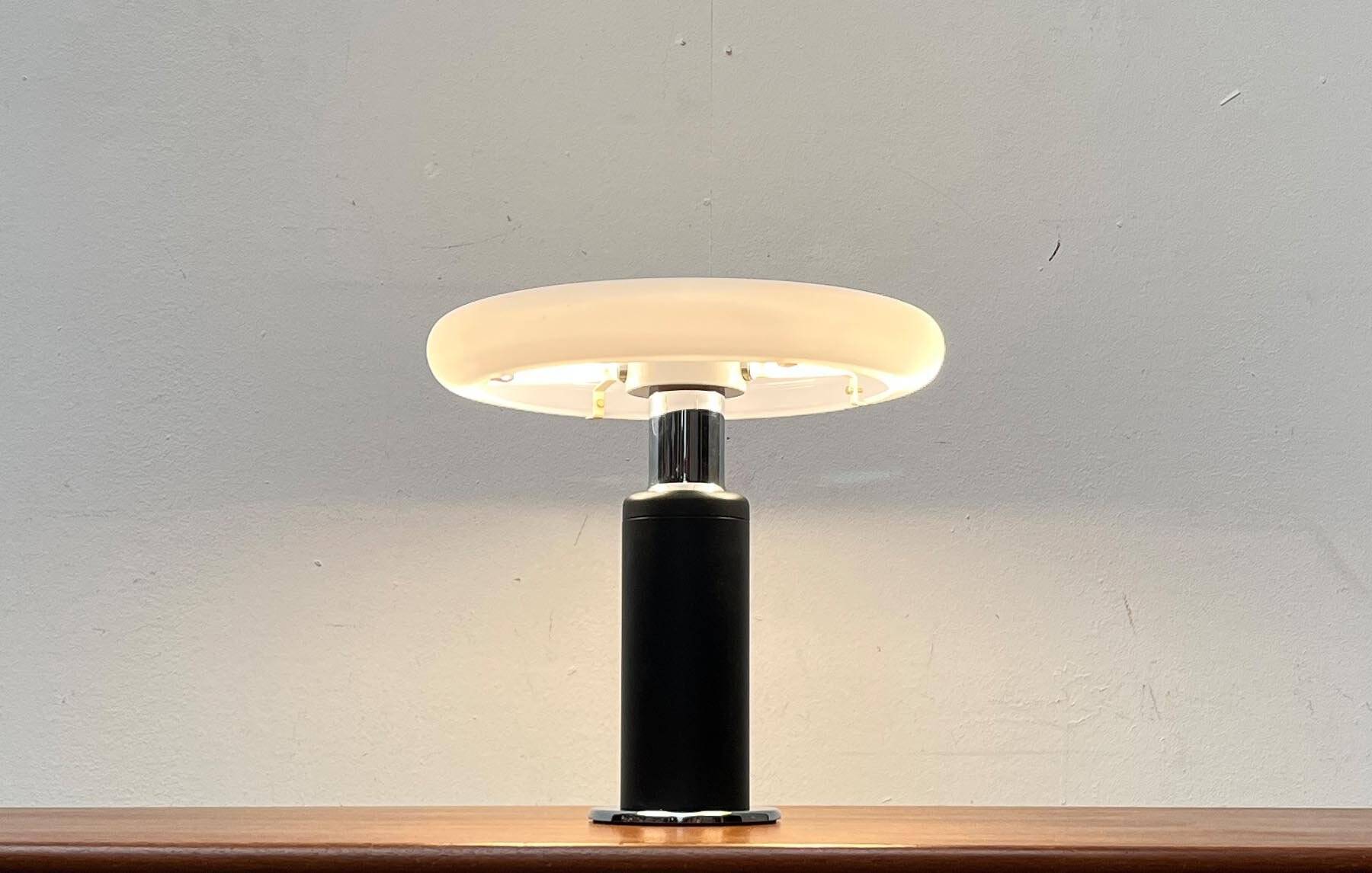 Postmodern German table lamp by Hillebrand, 1980s.