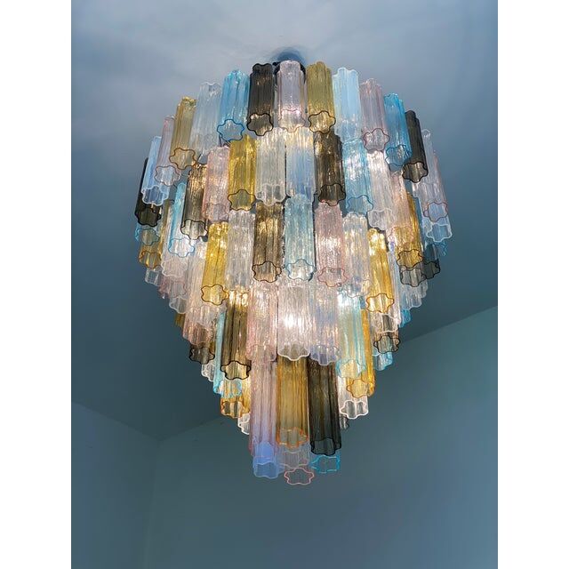 Contemporary murano glass chandelier
