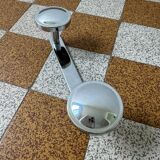 70s chrome metal coat rack