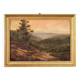 Small romantic landscape French painting from the 1920s