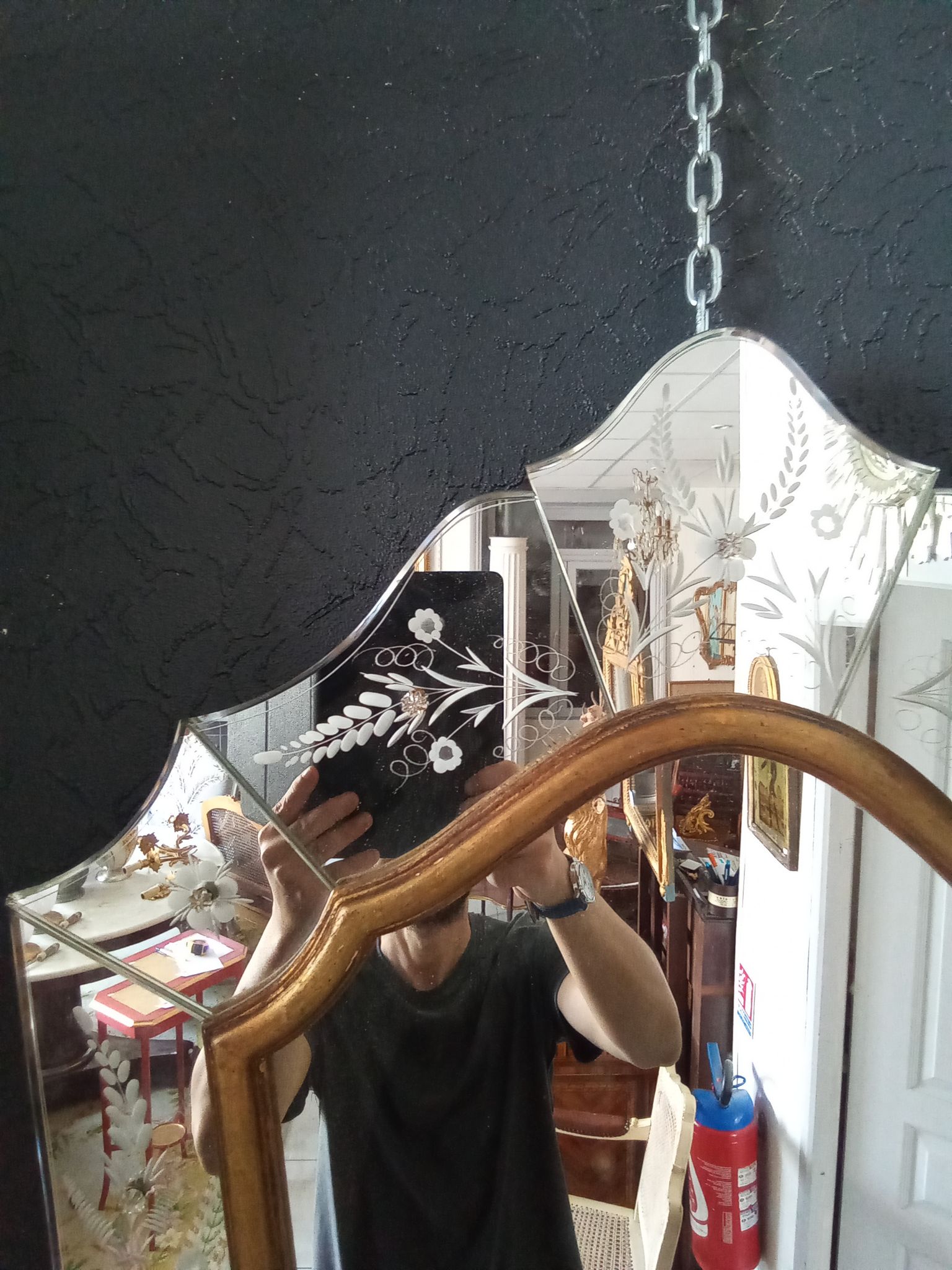 Venetian mirror 84 X 62cm