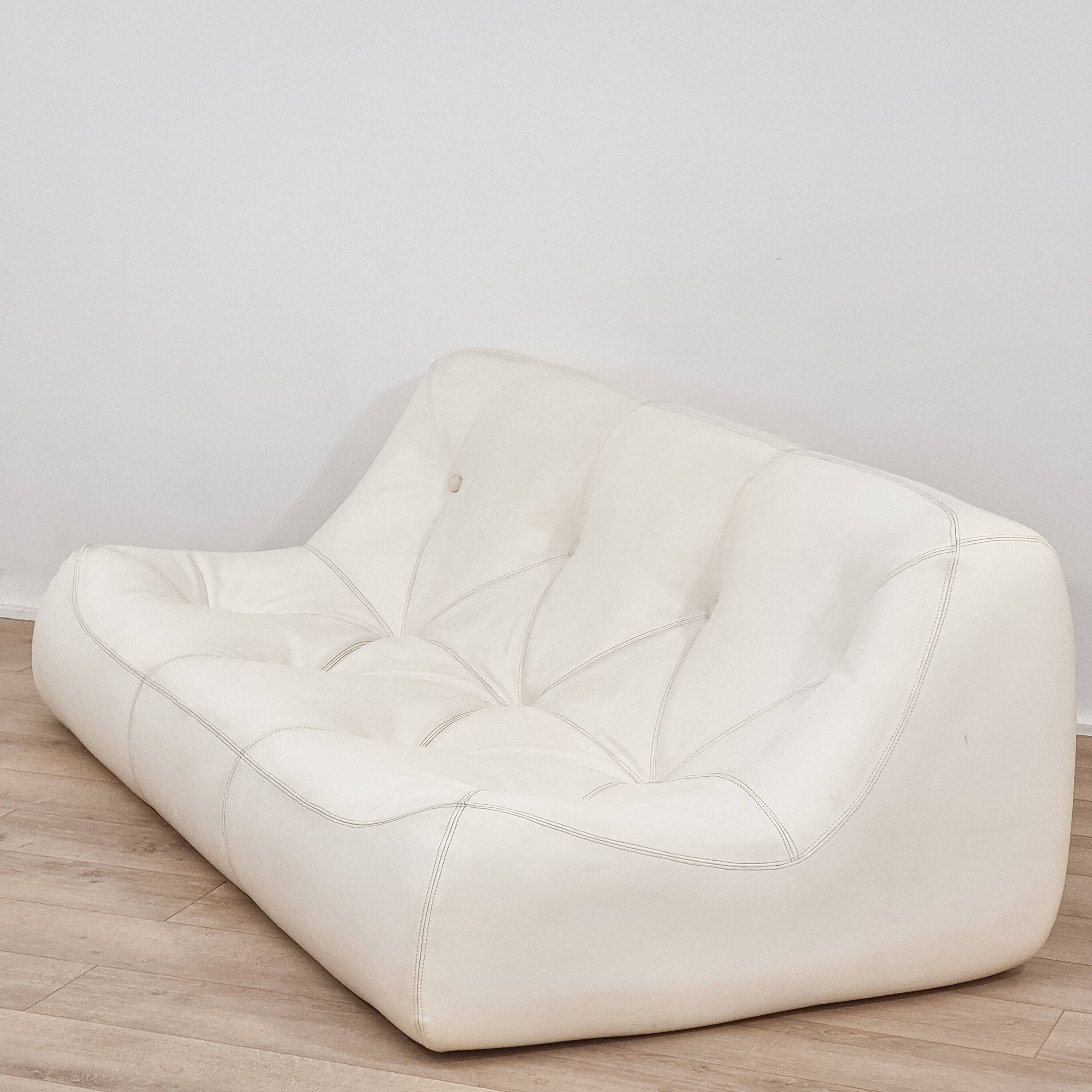 Ensemble de canapé et pouf Kali design Michel Ducaroy 1970