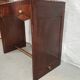 Dressing table art deco in mahogany mirror triptych