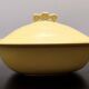 Yellow Earthenware Serving Centerpiece by Antonia Campi for Laveno,