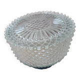 Vintage 20 cm sunflower glass ceiling light in very good condition.