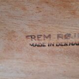 Danish Scandinavian table and chairs by Hans Olsen for Frem Røjle 1960