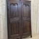 18th-century oak wardrobe front