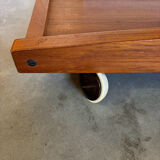 Vintage Danish bar trolley in teak