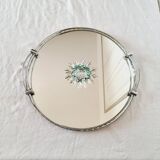 Bohemian crystal tray from the 40s-50s