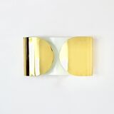 Golden Foglio wall lamp by Tobia & Afra Scarpa for Flos, 1960s