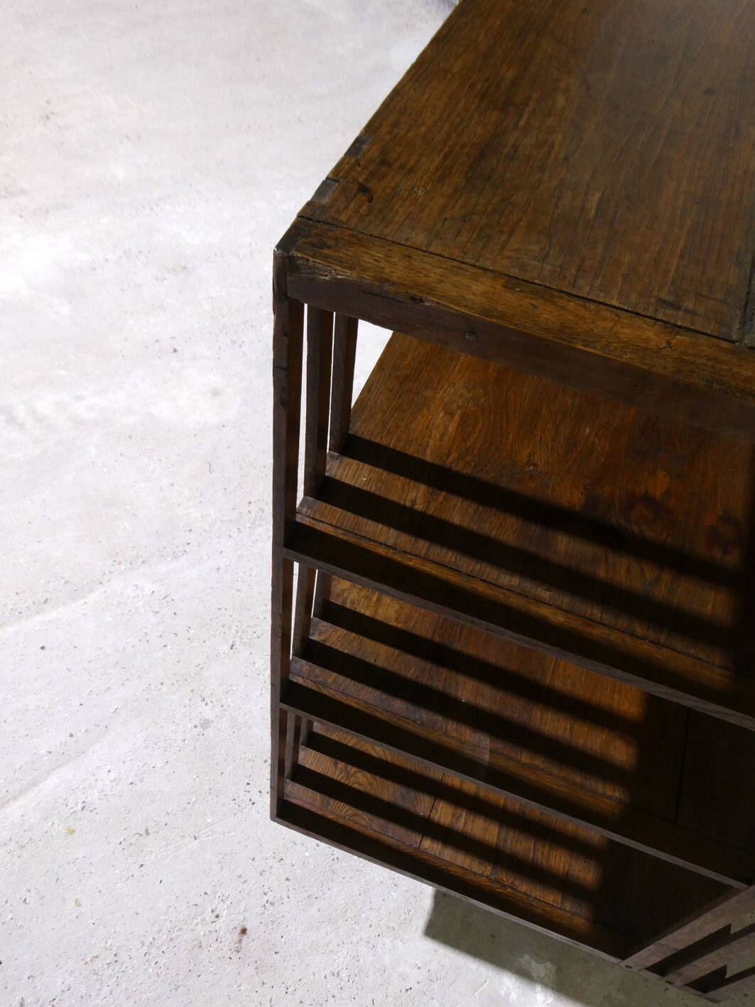 rotating oak library, early 20th century