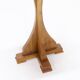 Sculptural Oak Pedestal Side Table 1950s