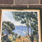 Côte d'Azur landscape table