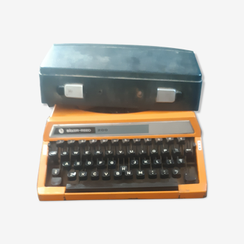 Machine à écrire orange vintage Silver Reed 200 Seiko