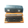 Machine à écrire orange vintage Silver Reed 200 Seiko