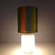 White Encased Glass Table Lamp with Three-Lighting Options, Italy
