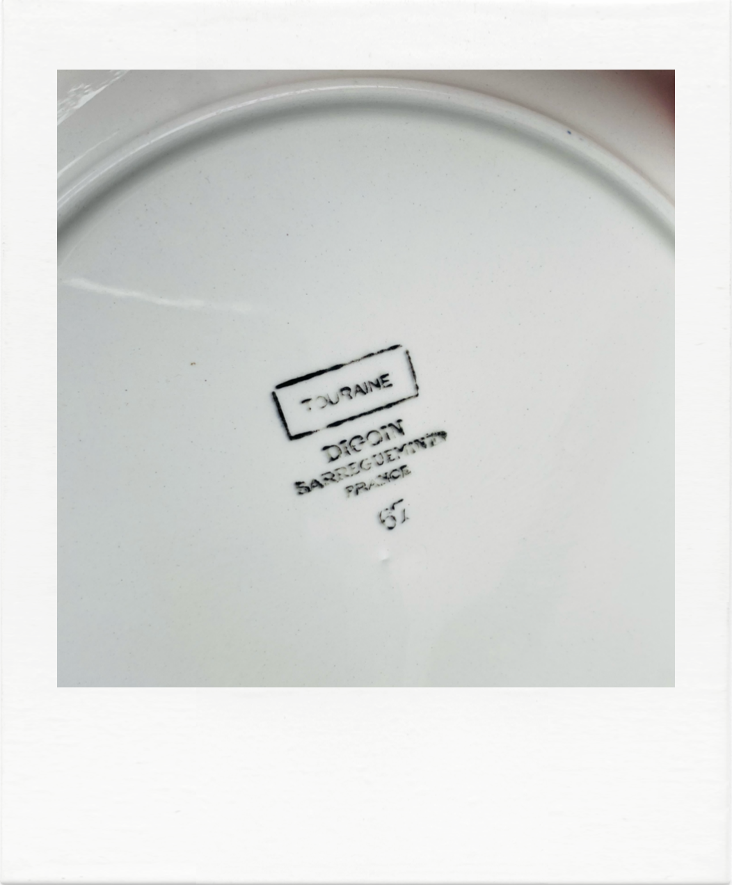 Dessert plates Digoin Sarreguemines x 9