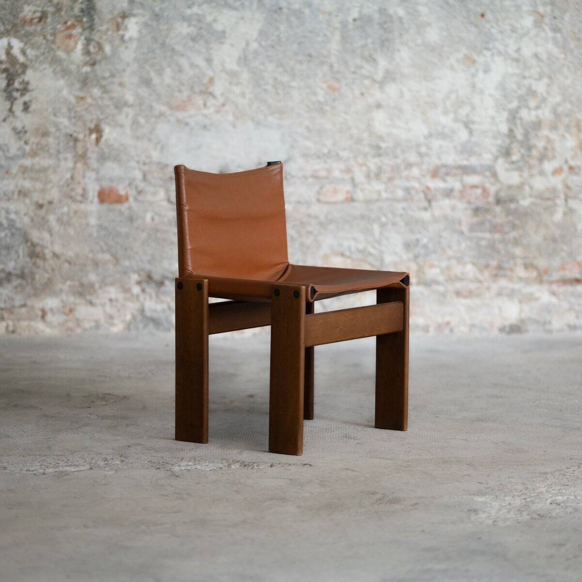 4 Monk chairs by Afra & Tobia Scarpa, 1973