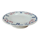 Antique Gien footed compote – Blue & red floral decoration