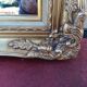Mirror wood and gilded stucco