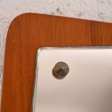 Scandinavian teak mirror, 1960s
