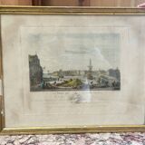 Engraving The port of Saint Jean de Luz