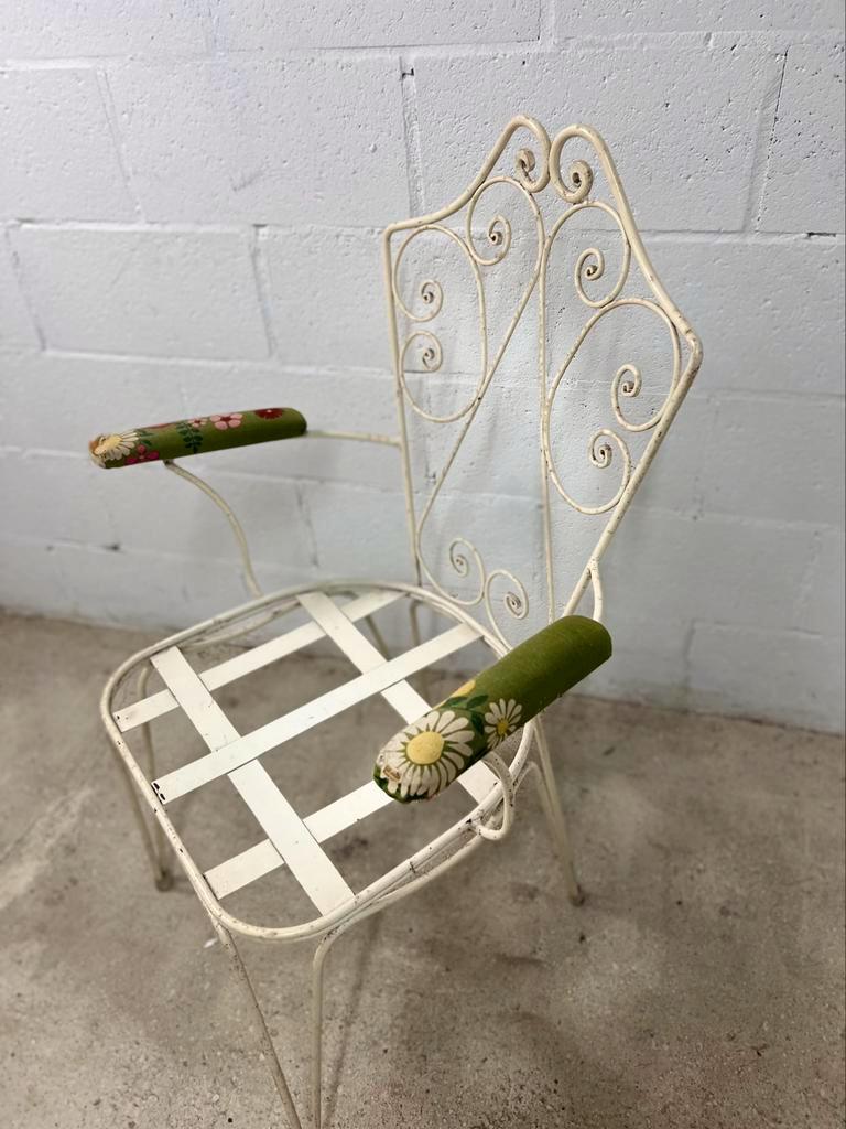 Vintage iron garden chair