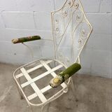 Vintage iron garden chair
