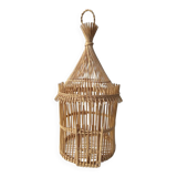 Vintage rattan cage