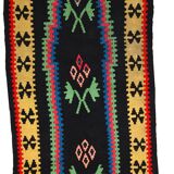 Tapis Kilim Anatolien Vintage Turc, Années 1970, Tissé à la Main