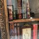 Table display cabinet of curiosities