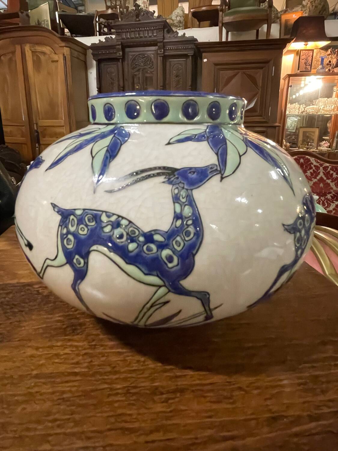 Belgian earthenware vase 1925-1930