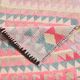 Pink Kilim Runner Rug, 94x404Cm