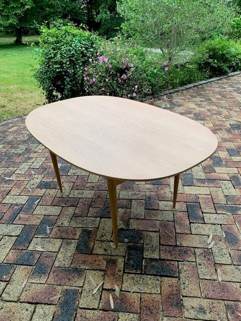 Superellipse table by Piet Hein and Bruno Mathsson Denmark 70s/80s