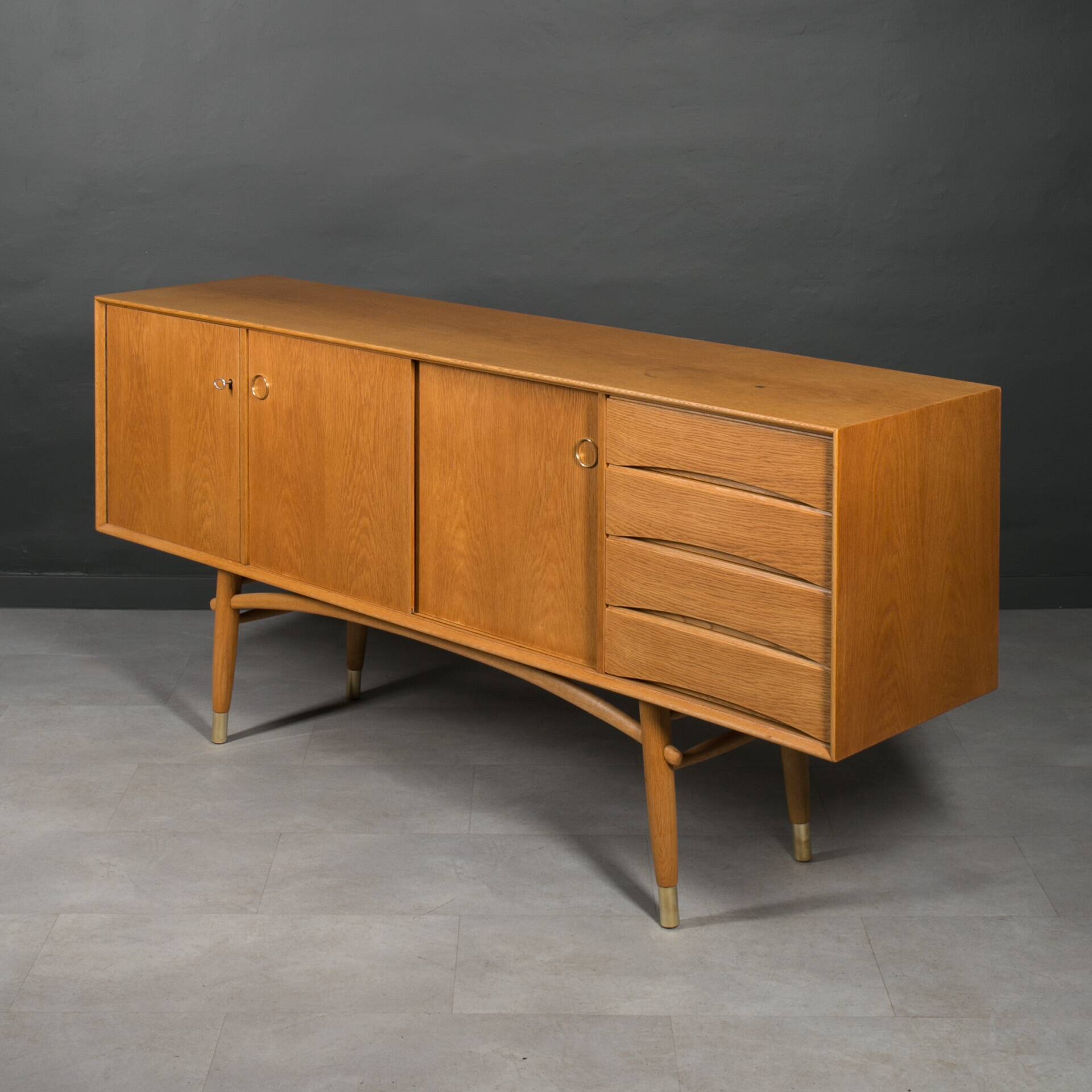Gustav Bahus oak sideboard, Scandinavian and mid-century modern elegance