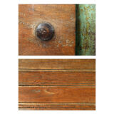 Cast-iron green bench