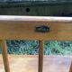 Vintage 60s wooden children's chest bench