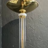 Lampe Halogène - Relco - Plexi Et Laiton - Italie - XX ème