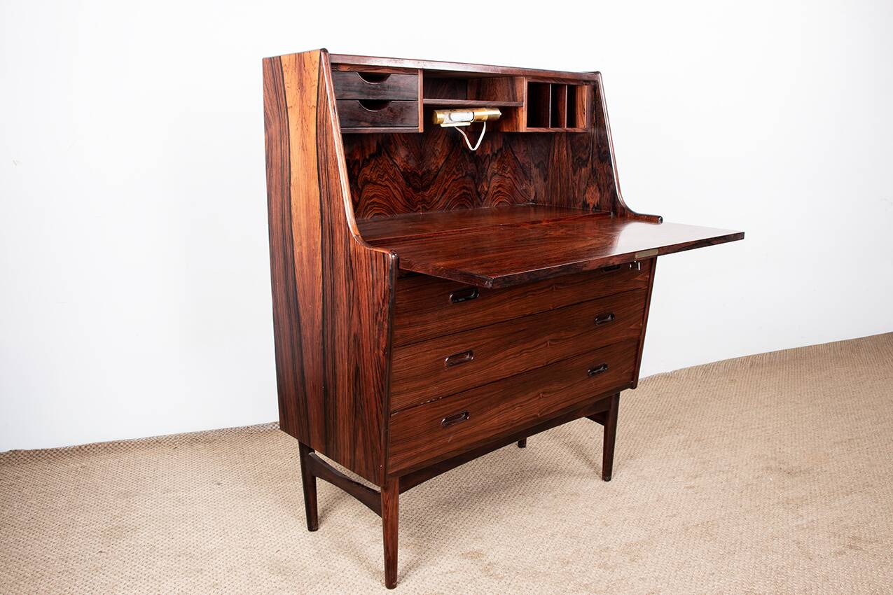 Danish secretary in rosewood model 37 by Arne Wahl Iversen 1960.