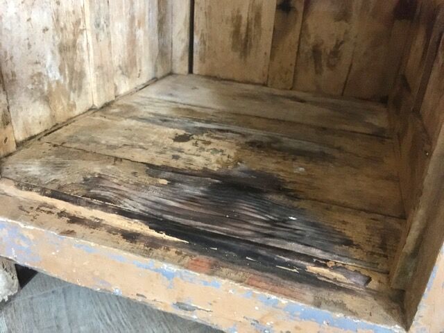 Old wooden cabinet 2 doors