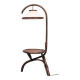 Fantastic Rattan Floor lamp and table 1970s