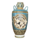 1970s ceramic floor vase, vintage decor, H 56 cm