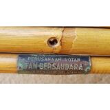 60's rattan mirror  61x82cm