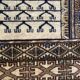 Beige wool Persian rug 210x130