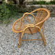 Vintage rattan armchair