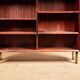 Large Danish high bookshelf in rosewood by Erik Brouer 1960.