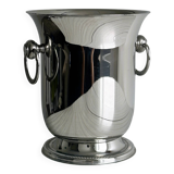 Silver metal champagne bucket