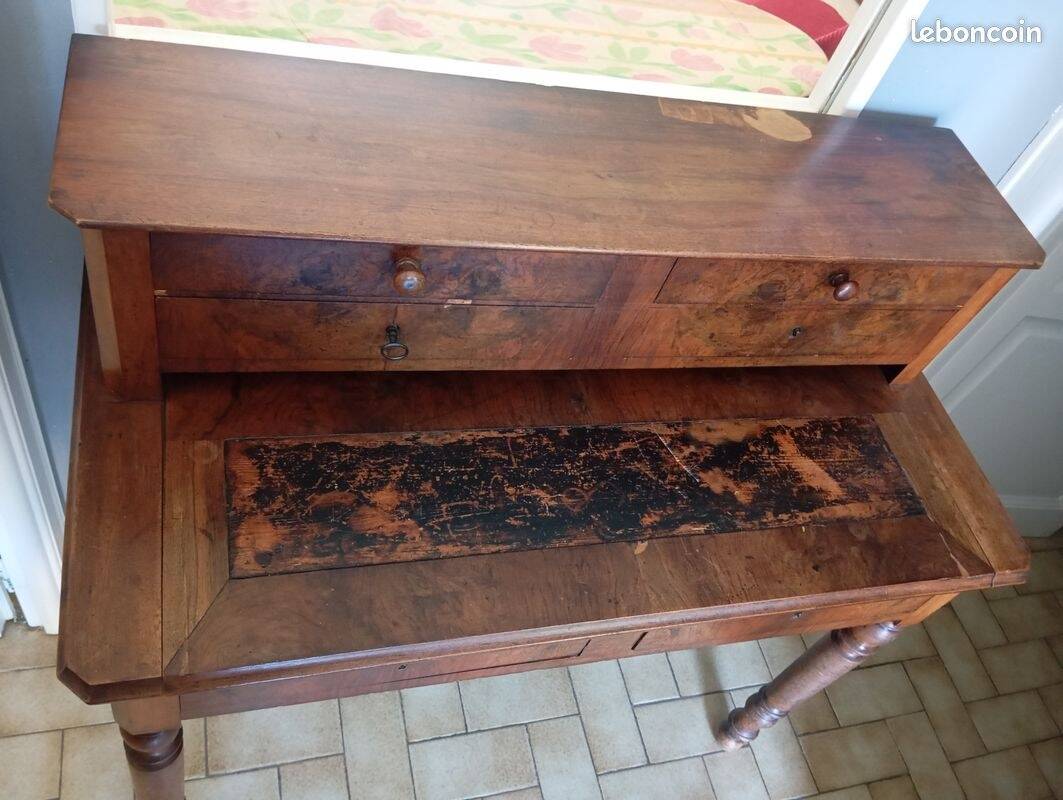 Old wooden secretary